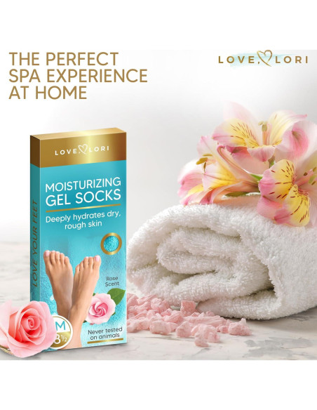 Calcetines Hidratantes Love Lori Gel Aloe Talla 8.5 Calcetines Hidratantes Love Lori Gel Aloe Talla 8.5
