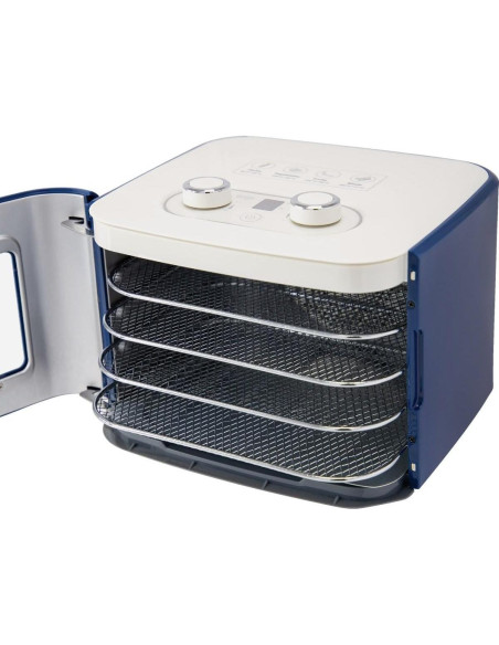Deshidratador de Alimentos NESCO FD-41B, 4 Bandejas, 400W, Azul Deshidratador de Alimentos NESCO FD-41B, 4 Bandejas, 400W, Azul