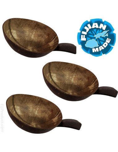 Taza de Kava 100% Natural de Coco - Paquete de 3 Unidades