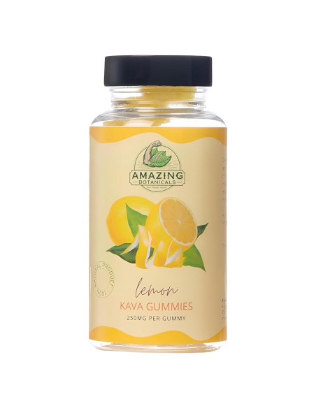 Gomitas de Kava Limón Picante 250mg - 30 Unidades Veganas Gomitas de Kava Limón Picante 250mg - 30 Unidades Veganas
