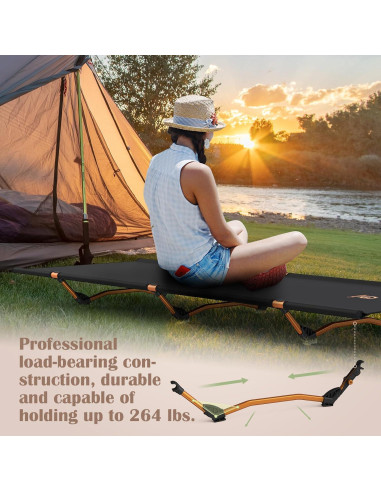 Cama de Camping Plegable G2 GO2GETHER Ultraligera 120KG