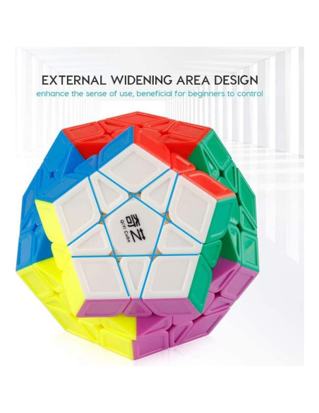 Cubo Megaminx Willking Qiyi 3x3 Dodecaedro 195g Cubo Megaminx Willking Qiyi 3x3 Dodecaedro 195g