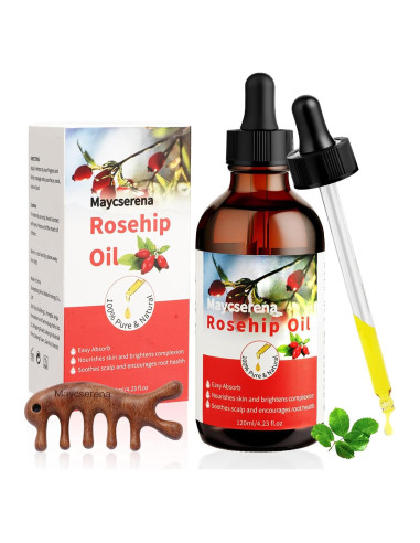 Aceite de Semilla de Rosa Mosqueta Orgánico 120ml - Antienvejecimiento