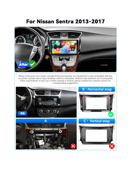 Estéreo de Coche Android 10.1" para Nissan Sentra 2013-2017 Estéreo de Coche Android 10.1" para Nissan Sentra 2013-2017