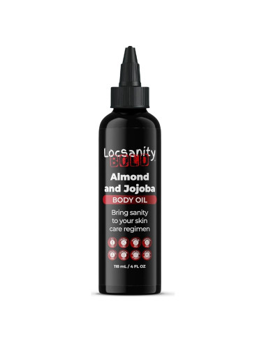 Aceite Corporal para Hombres Locsanity 118ml - Jojoba, Almendra, Coco