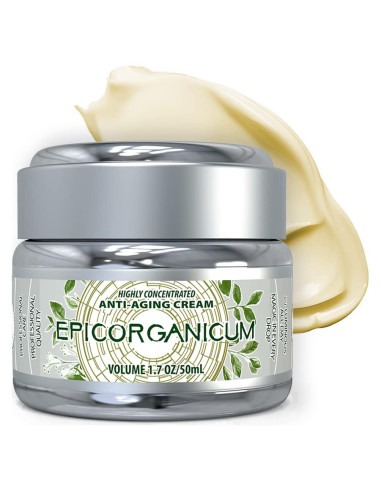 Crema Facial Anti-Envejecimiento Epic Organicum 48g | Hidratante para Hombres