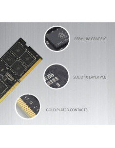 Memoria RAM Adamanta 8GB DDR4 2400MHz SODIMM No-ECC 2