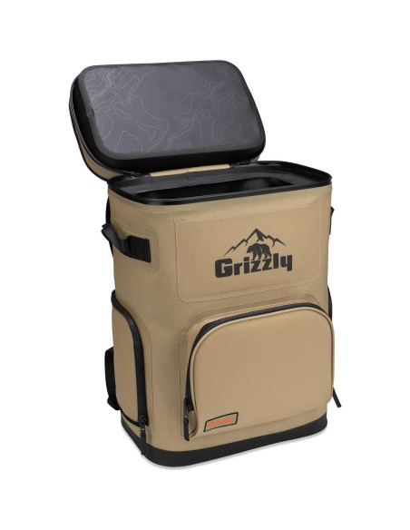 Mochila Enfriador Grizzly Drifter 24L Aislada Tan Desierto Mochila Enfriador Grizzly Drifter 24L Aislada Tan Desierto
