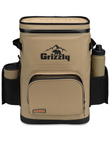 Mochila Enfriador Grizzly Drifter 24L Aislada Tan Desierto