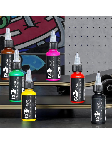 Set de Tinta de Tatuaje BAODELI 14 Colores 30ml Profesional