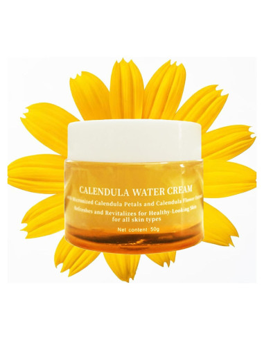 Crema Hidratante Facial HWM de Caléndula 50 g para Piel Sensible