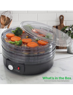 Deshidratador de Alimentos Eléctrico NutriChef 5 Bandejas 600W 2