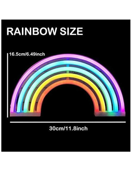 Luz de Neón Arcoíris NiniTe LIGHTS LED USB Batería Luz de Neón Arcoíris NiniTe LIGHTS LED USB Batería