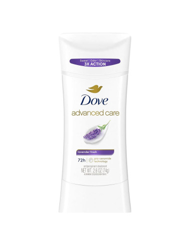 Desodorante Antitranspirante Dove Lavanda 73.93 g - Cuidado Piel