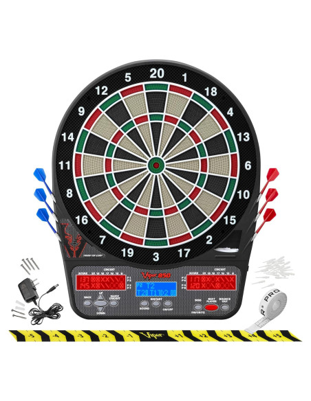 Tablero de Dardos Electrónico Viper 850, 50 Juegos, Pantalla LED Tablero de Dardos Electrónico Viper 850, 50 Juegos, Pantalla LED