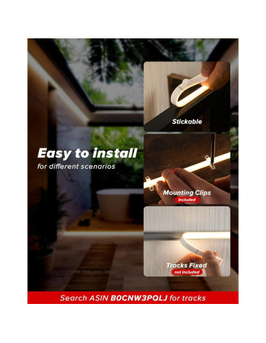 Luz de Cuerda LED COB Shine Decor 5m 800lm IP65 2800K