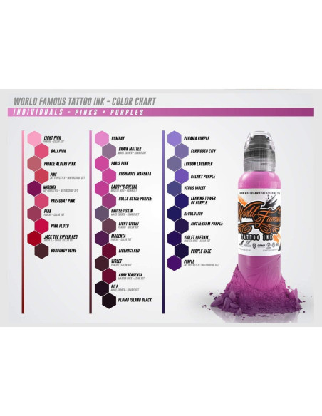 Tinta de Tatuaje Blanca Vegana World Famous 14.79 ml Tinta de Tatuaje Blanca Vegana World Famous 14.79 ml