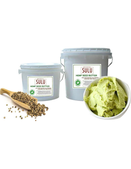 Manteca de Semilla de Cáñamo Orgánica Sulu 1.36 kg Manteca de Semilla de Cáñamo Orgánica Sulu 1.36 kg