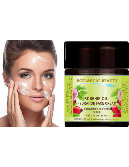 Crema Hidratante Aceite de Rosa Mosqueta 60 ml Botanical Beauty Crema Hidratante Aceite de Rosa Mosqueta 60 ml Botanical Beauty