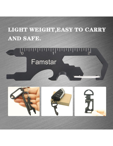 Llave Multi-herramienta 3 en 1 Famstar Acero Inoxidable Llave Multi-herramienta 3 en 1 Famstar Acero Inoxidable
