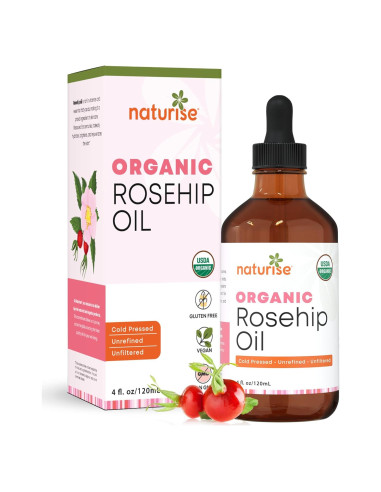 Aceite de Rosa Mosqueta Orgánico Naturise 118 ml - Piel y Cabello