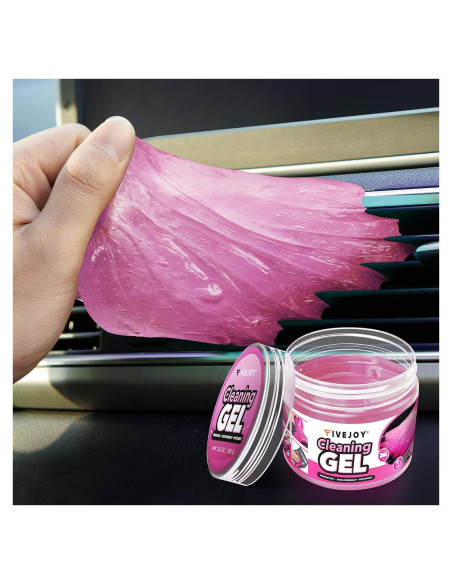 Gel de Limpieza para Autos FiveJoy KC-15P Rosa 181g Gel de Limpieza para Autos FiveJoy KC-15P Rosa 181g