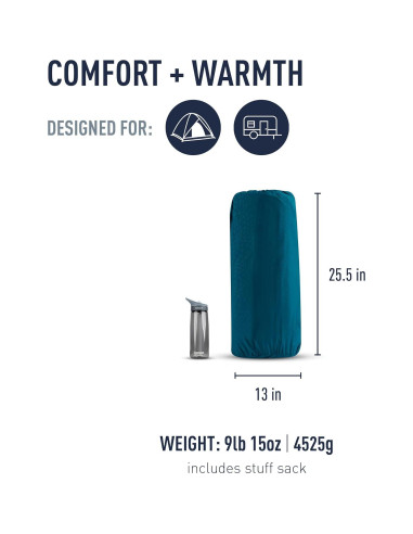 Colchón Doble Auto-Inflable Sea to Summit 200x130cm 10cm Grosor