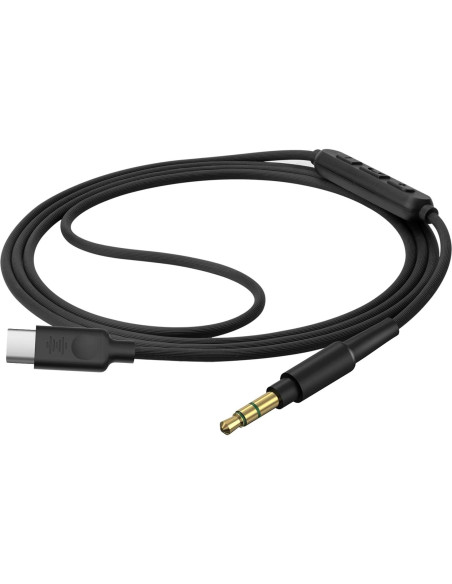 Cable USB-C a Audio con Micrófono GEEKRIA 1.2m para Skullcandy Cable USB-C a Audio con Micrófono GEEKRIA 1.2m para Skullcandy