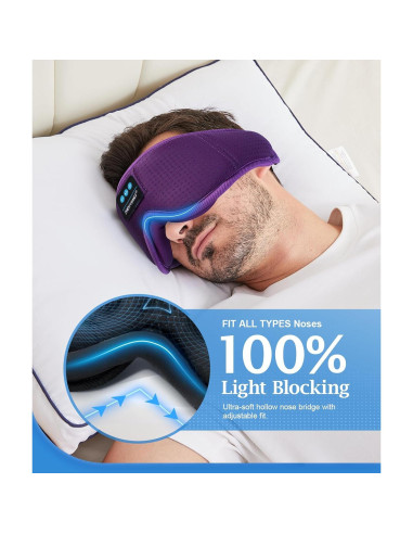 Auriculares Bluetooth para dormir ZHENYEMEI con ruido blanco