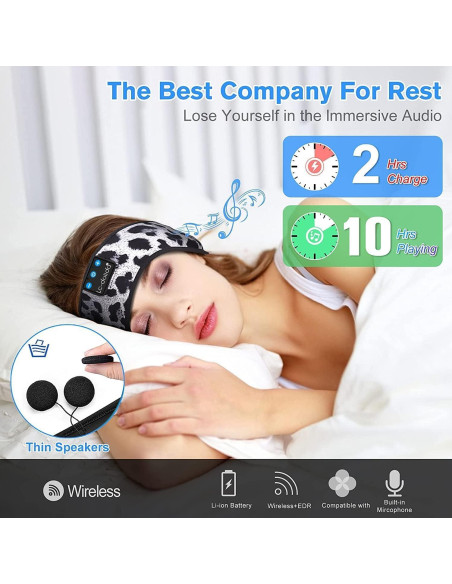 Auriculares Bluetooth LC-dolida con diadema para dormir y deporte Auriculares Bluetooth LC-dolida con diadema para dormir y deporte