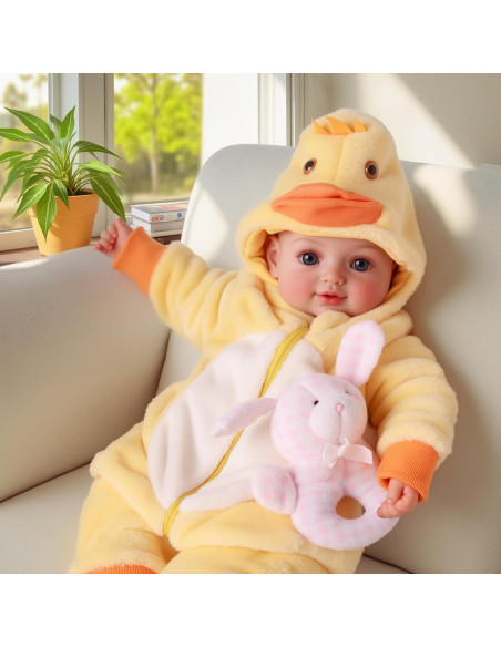 Muñeca de Bebé Realista BABESIDE 43 cm con Accesorios Muñeca de Bebé Realista BABESIDE 43 cm con Accesorios