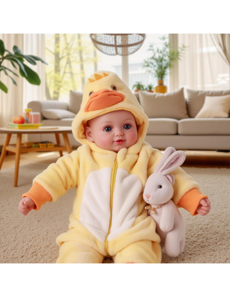 Muñeca de Bebé Realista BABESIDE 43 cm con Accesorios Muñeca de Bebé Realista BABESIDE 43 cm con Accesorios