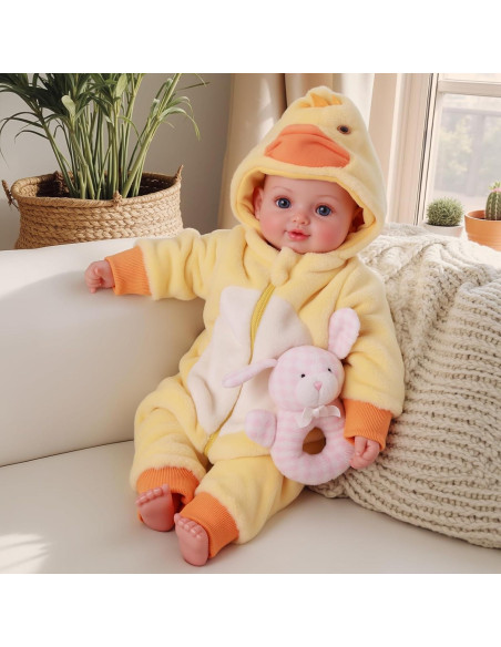 Muñeca de Bebé Realista BABESIDE 43 cm con Accesorios Muñeca de Bebé Realista BABESIDE 43 cm con Accesorios