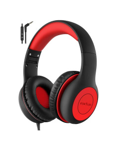 Auriculares EarFun K1 para Niños con Micrófono 85dB Negro Rojo