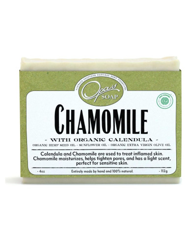 Jabón de Manzanilla Opas Soap 100% Natural para Piel Sensible