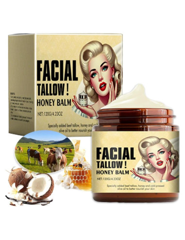 Crema Nutritiva de Miel y Grasa de Res 120g - Cuidado Facial