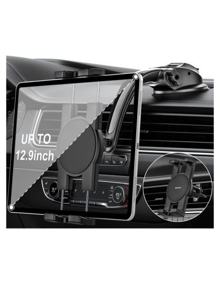 Soporte para Tablet de Coche Woleyi 3 en 1 Universal Ajustable Soporte para Tablet de Coche Woleyi 3 en 1 Universal Ajustable