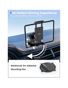 Soporte para Tableta OHLPRO con Ventosa para Coche 5-13" 2