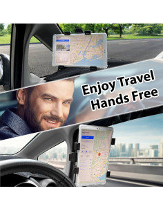 Soporte para Tablet de Coche Randconcept 2-en-1 con Ventosa 2