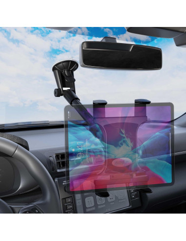 Soporte de Ventana ARKON para Tabletas 7" a 12" Negro