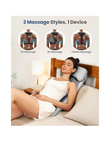Masajeador de Espalda Inalámbrico COMFIER CF-2311B con Calor