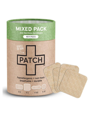 Curitas de Bambú Ecológicas Patch - 100 Piezas Hipoalergénicas