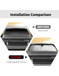 Protector Solar para Parabrisas RT-TCZ para GMC Yukon y Tahoe 2021-2024 2