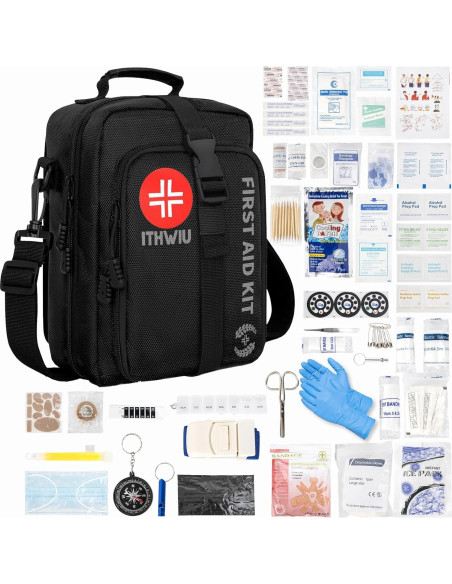 Kit de Primeros Auxilios ITHWIU 400 Piezas Resistente al Agua Kit de Primeros Auxilios ITHWIU 400 Piezas Resistente al Agua