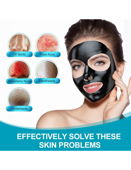 Mascarilla Peel Off POP MODERN.C Carbón de Bambú 4 Piezas Mascarilla Peel Off POP MODERN.C Carbón de Bambú 4 Piezas