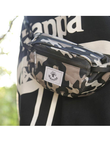 Mochila de Cintura 4Monster 2L Resistente al Agua Verde Militar