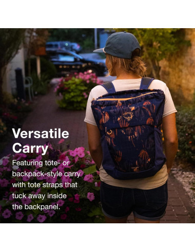 Mochila Tote Osprey Daylite Negra 20L 43x38x21cm