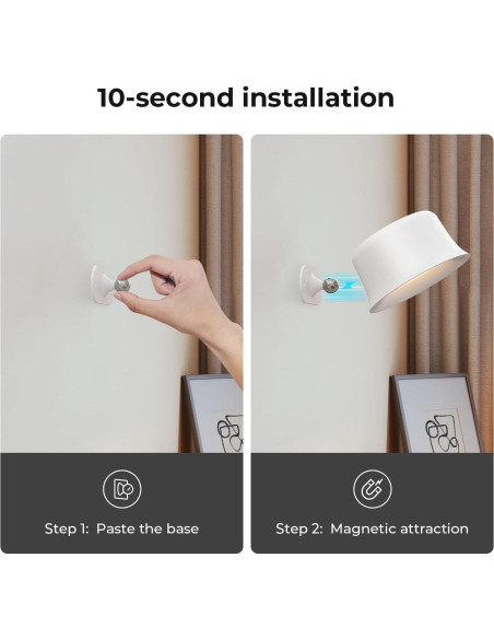 Aplique de Pared LED FULEN con Batería Recargable 3200mAh Aplique de Pared LED FULEN con Batería Recargable 3200mAh