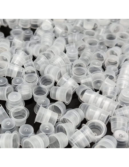 Tapa de Tinta para Tatuajes Rayyl - 500pcs 9mm Desechables Tapa de Tinta para Tatuajes Rayyl - 500pcs 9mm Desechables