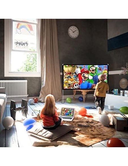 Pantalla de proyector portátil SKERELL 60" 16:9 HD con soporte Pantalla de proyector portátil SKERELL 60" 16:9 HD con soporte